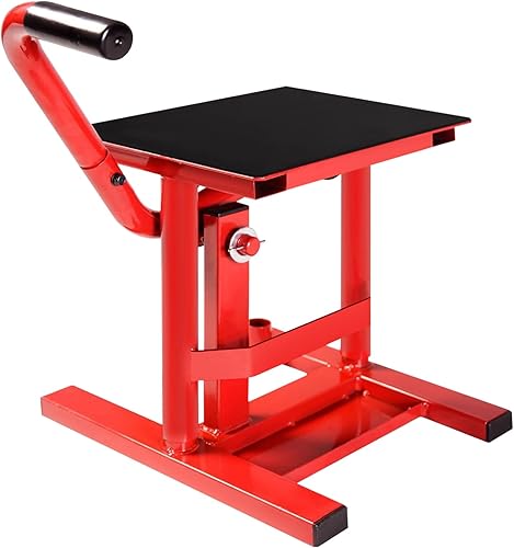 Comie soporte ajustable para levantar motocicletas y motocross de acero para mantenimiento