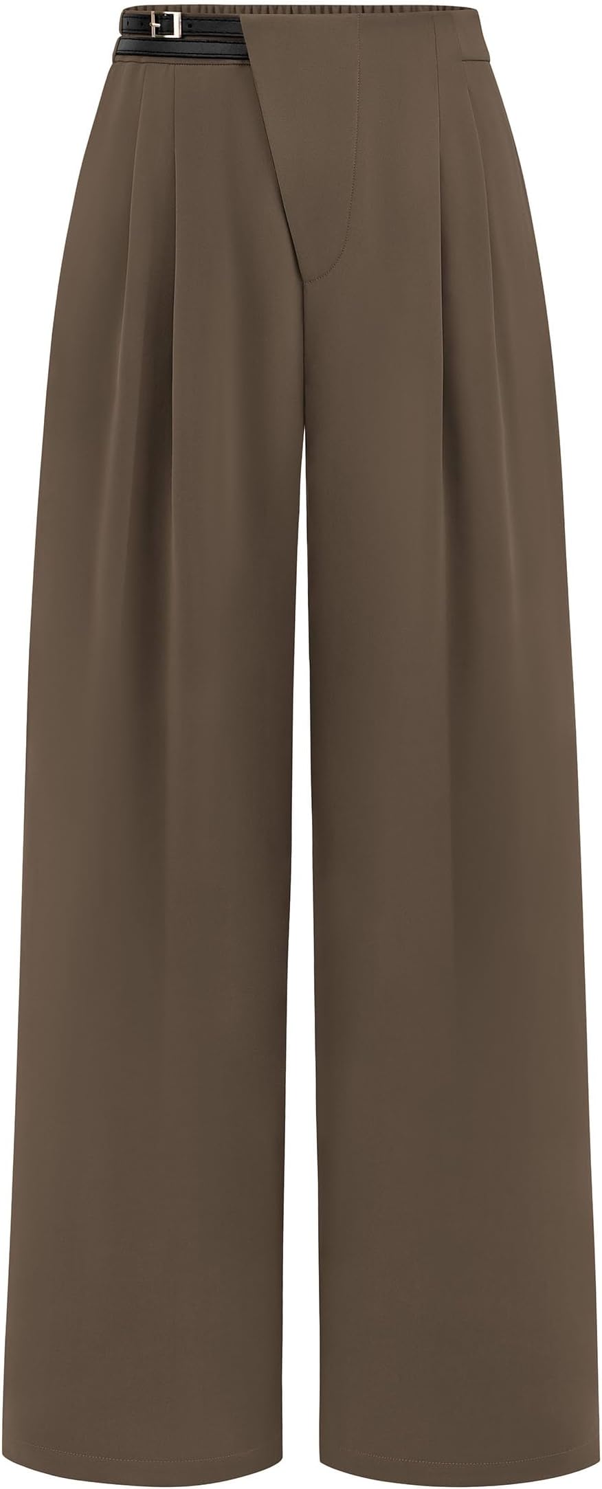 PRETTYGARDEN Women's Wide Leg Pants Dressy High Waisted Business Casual Work Office Suit Palazzo Pant Trousers