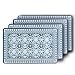 Produktbild Westmark 4 Tischsets/Platzdeckchen, 43,5 x 28,5 cm, Synthetik, spanischer Stil, Saleen-Edition: Andalucia, Blau, 01059318150