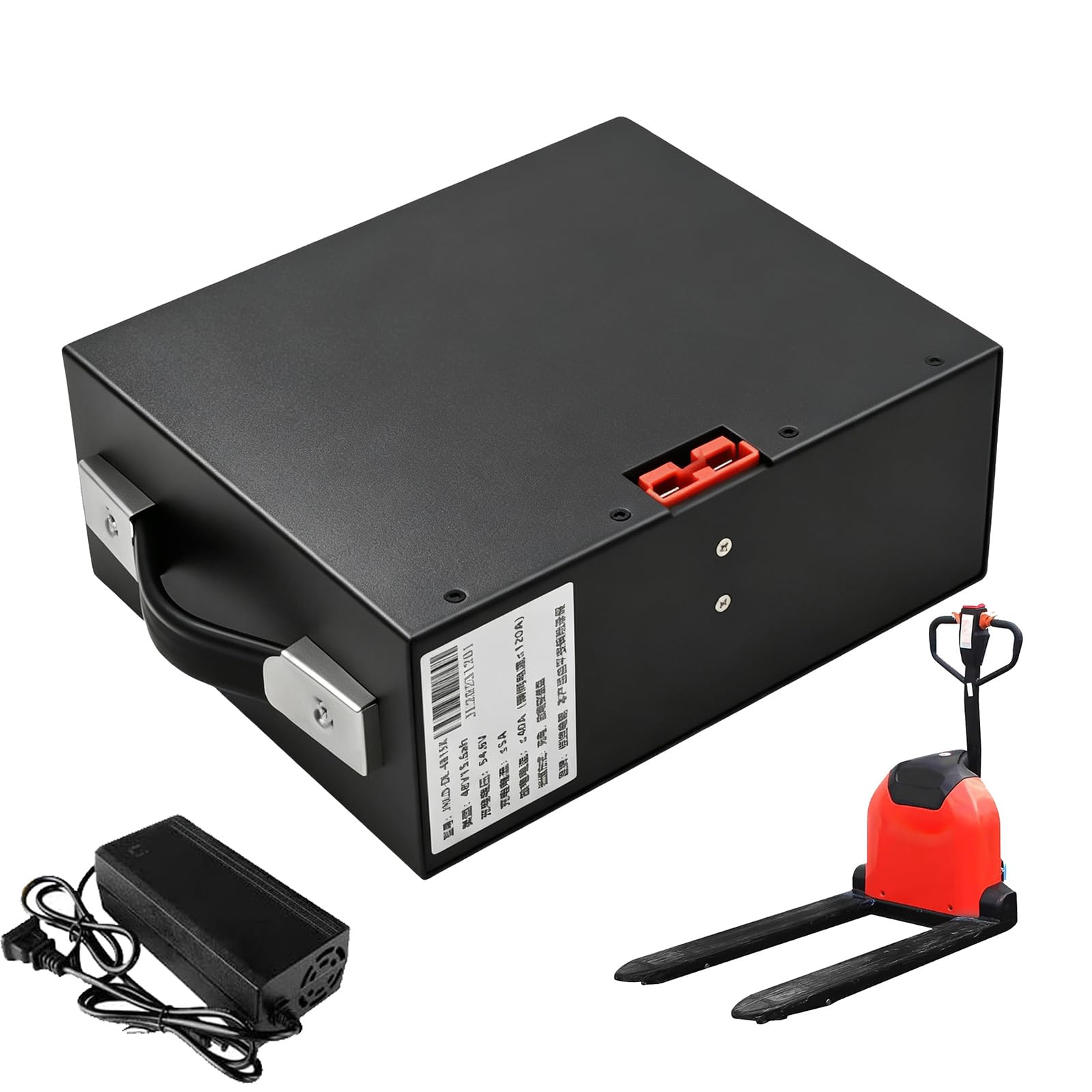 Batterie al Litio per carrelli elevatori elettrici da 48 V 10,4 Ah 15,6 Ah 18 Ah, Batteria per Camion di carico e Scarico da 48 Volt per Magazzino e logistica.