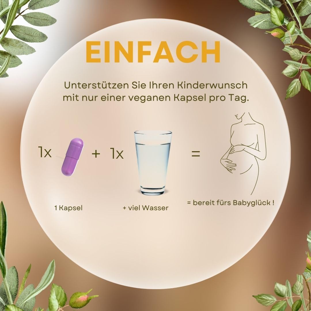 Fertilovit F 35 plus | Premium Kinderwunsch Vitamine mit Coenzym Q10 | ideal bei KIWU-Behandlung & für die Frau ab 35 | vegan | 3-Monatspackung | 90 Kapseln