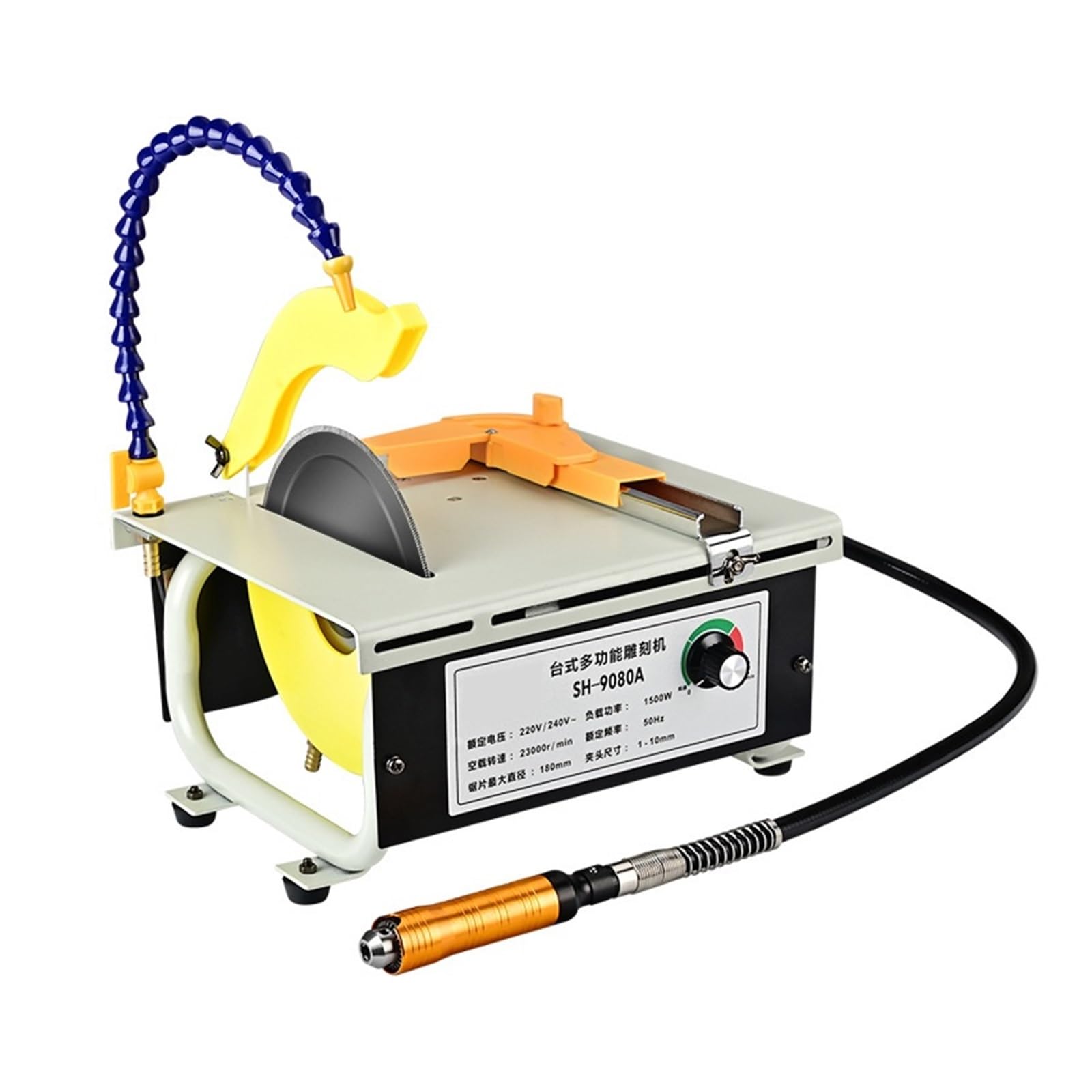 Szlifierka 1500 W, mała maszyna do cięcia jadeitu, szlifierka i polerka Maszyna do rzeźbienia jadeitu o dużej mocy(1500w Standard)