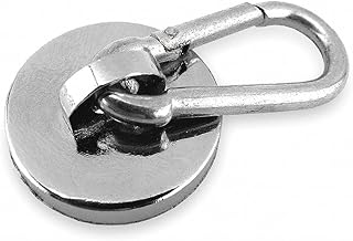 Magnetic Base, Carabiner Hook, 45 Lb.