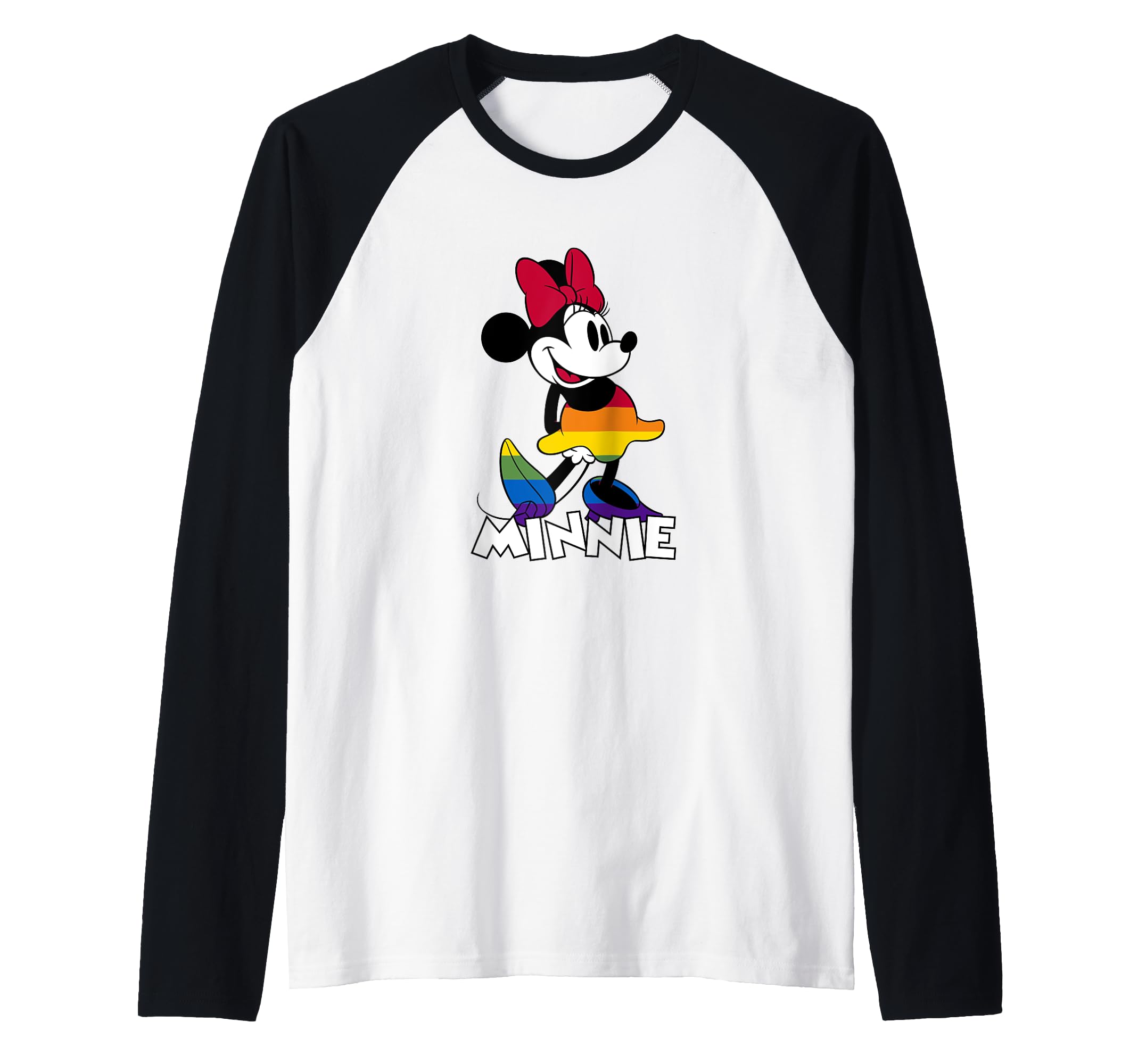 T-shirt de Baseball Minnie Mouse Disney Pride Raglan Multicolore - 2
