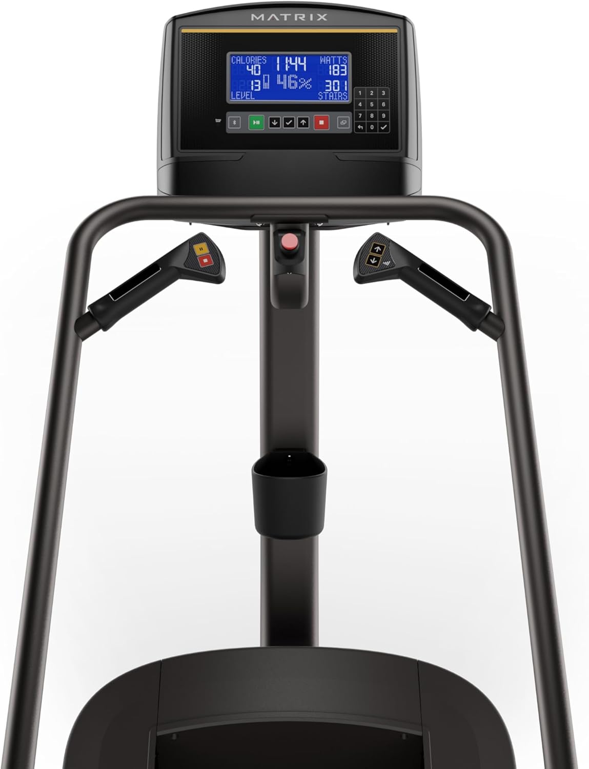 Matrix Fitness C50 ClimbMill, Low Impact Stair Machine | High Calorie Burn, Low Impact Workout, Cardio Endurance | Low Ceiling Design, Powerful Exact Force Induction Brake