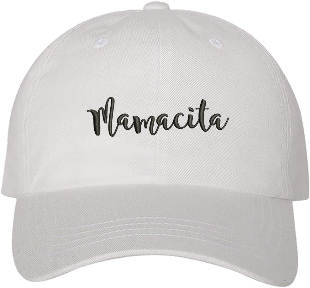 Prfcto Lifestyle Mamacita Embroidered Baseball Hat - Latina Hat for Women