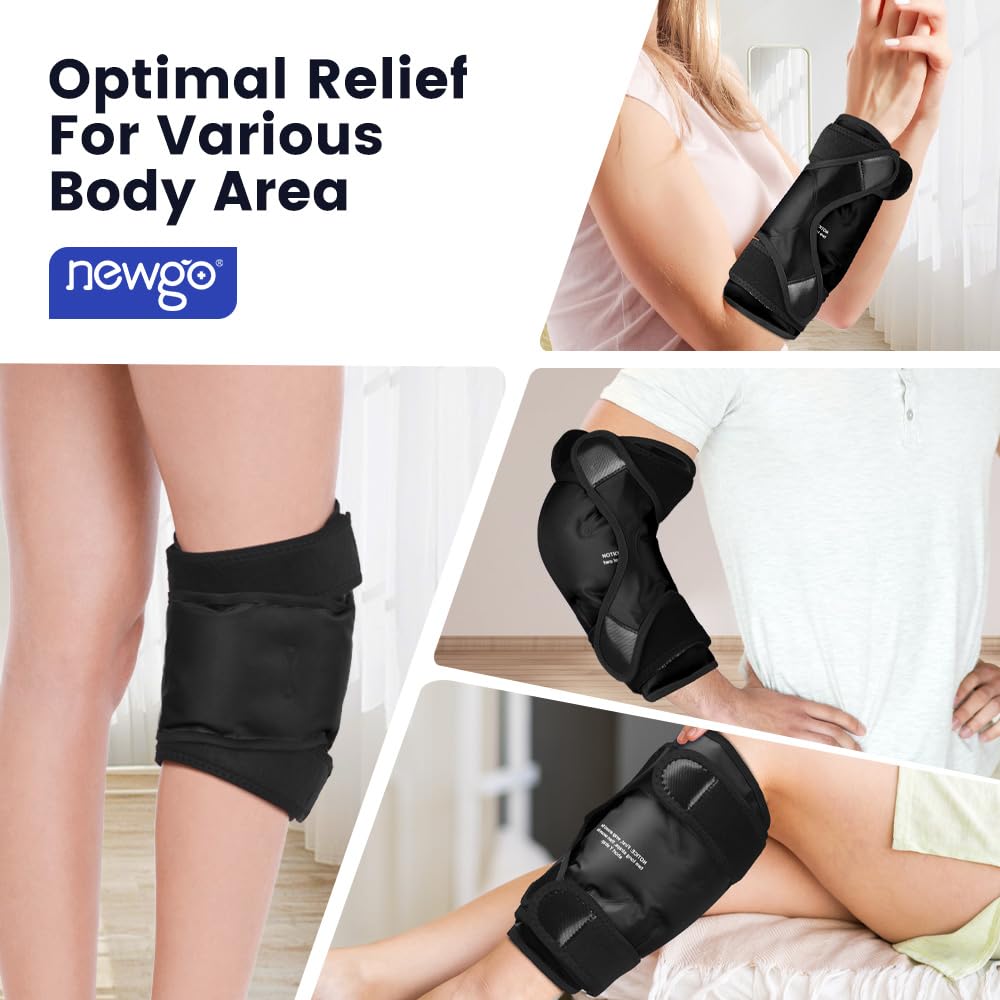 NEWGO Bundle of Large Shoulder Ice Pack and Ice Pack for Knee Replacement Surgery