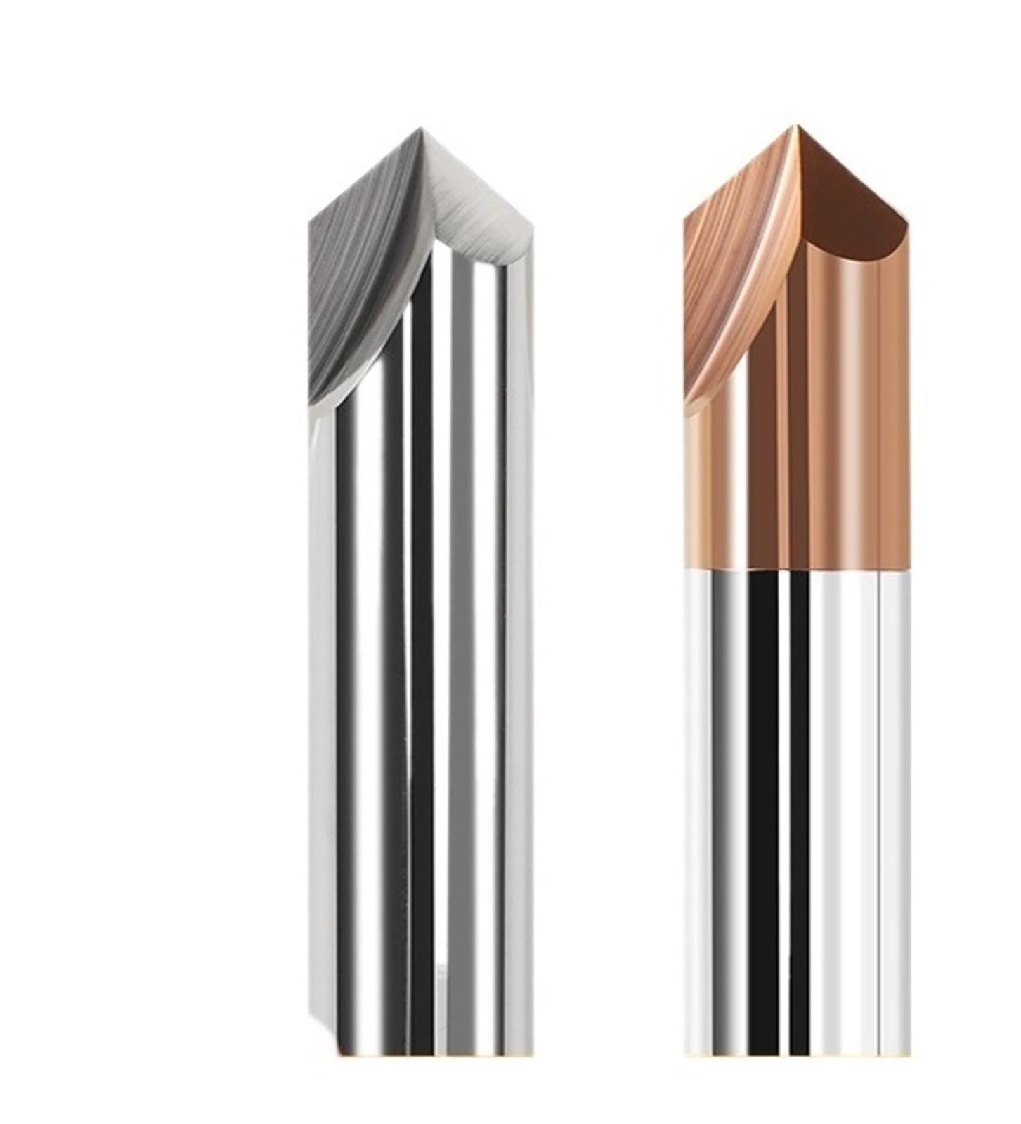 Frez do fazowania z węglików spiekanych 1 sztuka frez do fazowania krawędzi, rowek 90°, 3 zęby (D12X75LX3F-120deg, aluminium)