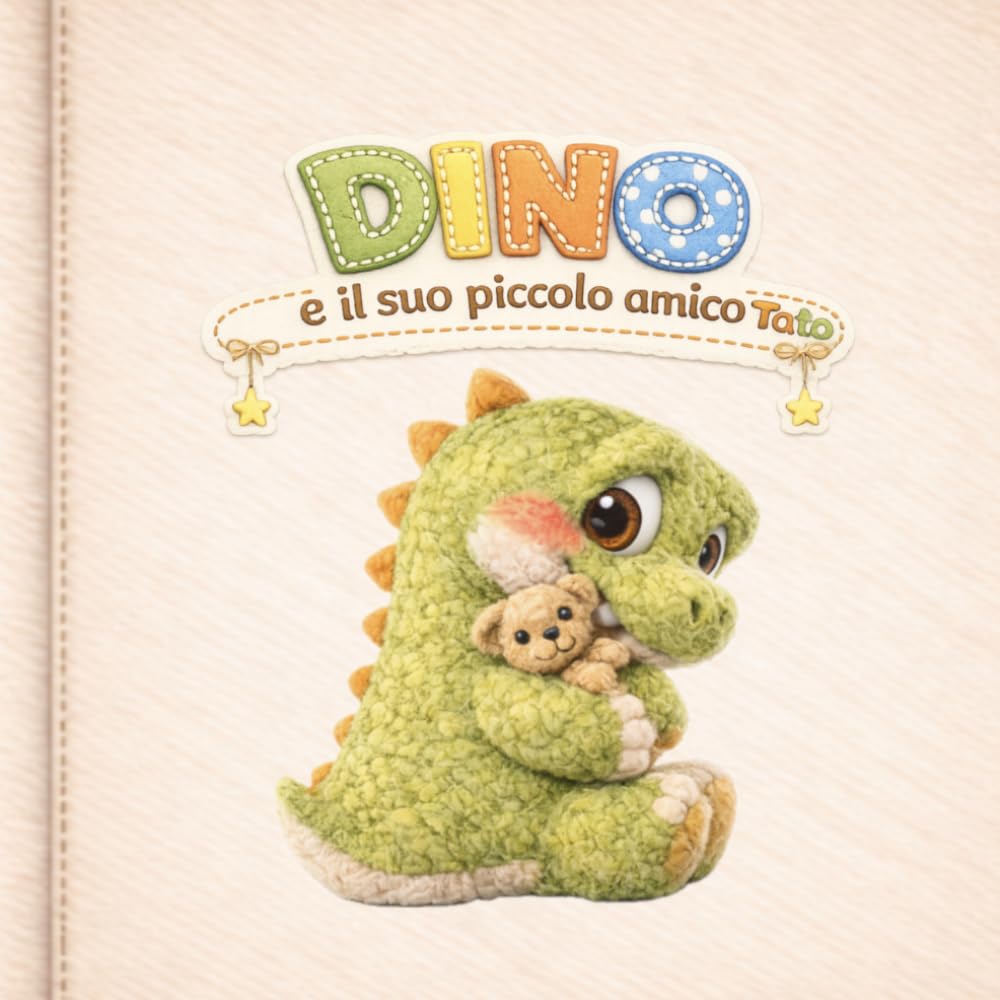 Dino e il suo piccolo amico Tato: Una dolce storia illustrata sull’amicizia, la timidezza e il coraggio di trovare nuovi amici
