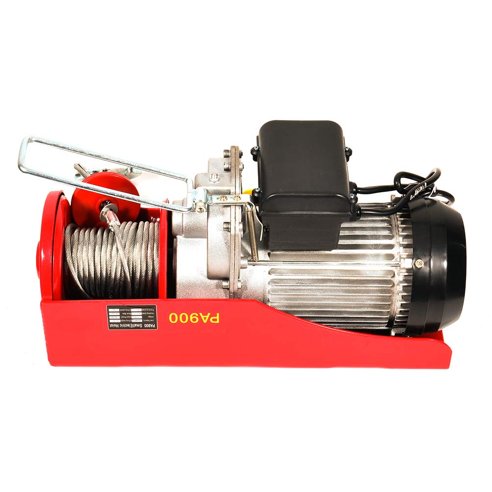 80% Off Discount AUTOMUTO Overhead Electric Hoist Crane Lift Garage Winch with Remote Control (1980 LBS)