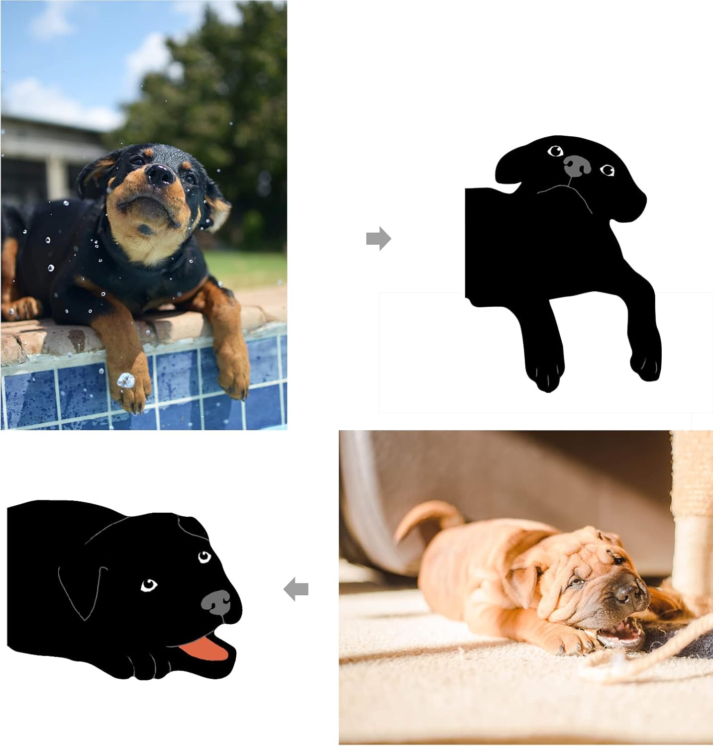 Magnetic Bookmarks - 6 Pieces Cute Dogs Bookmarks for Women Readers, Book Marks for Reading Office Supplies, Book Markers Gift for Book Lovers (B) - Image 3