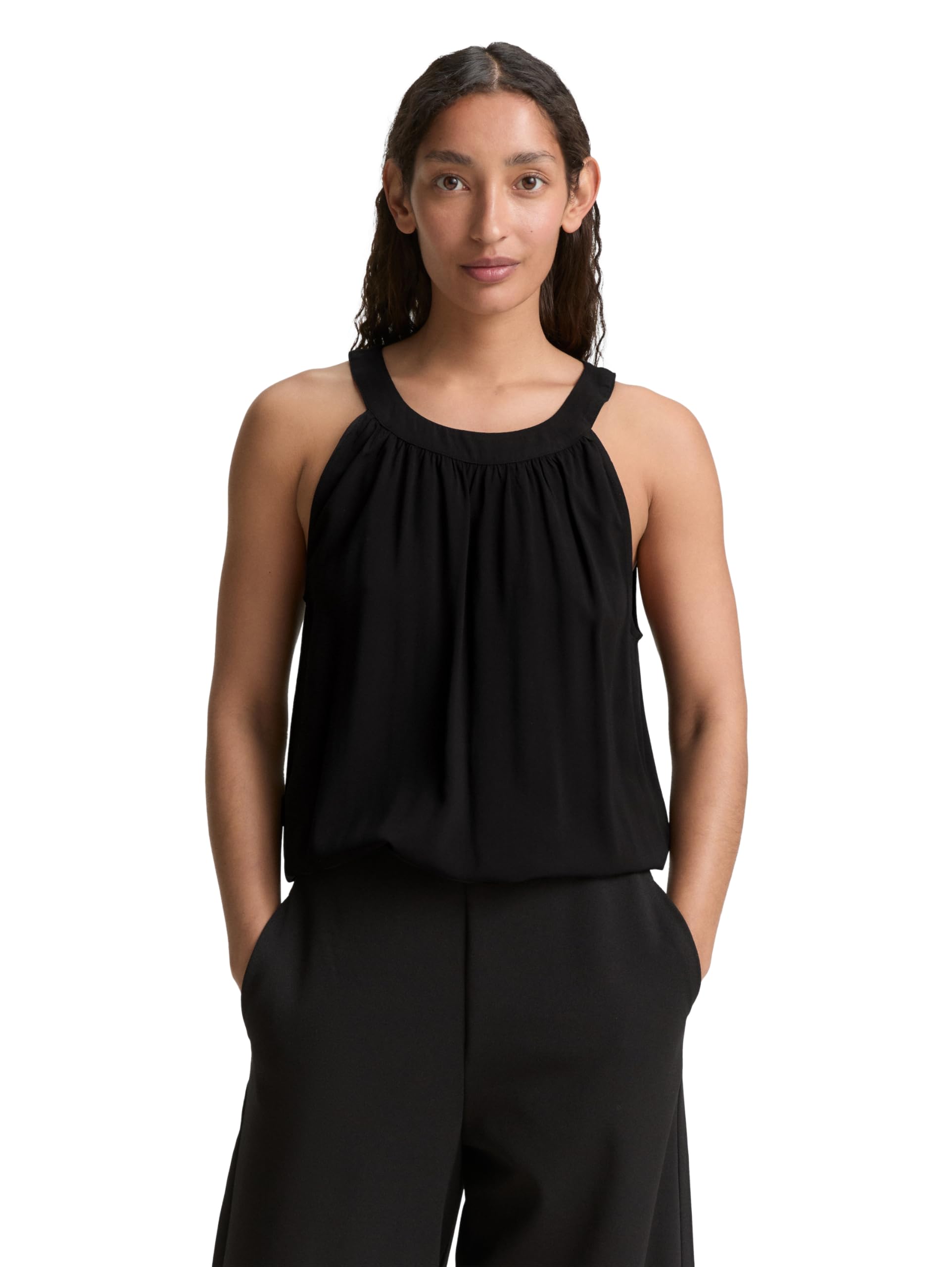 TOM TAILOR Damen Neckholder Blusentop