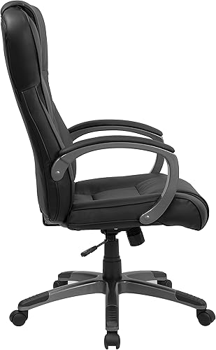 Miniatura 9 de Flash Muebles Respaldo Alto, superficie de piel), color negro silla de oficina ejecutiva bt-9069-bk-gg