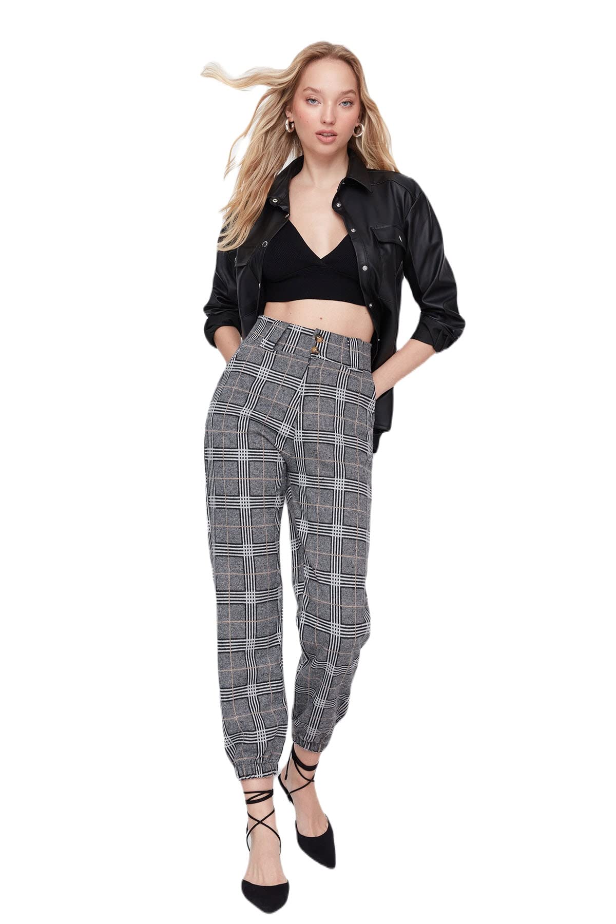 Trendyol Pantaloni Jogger Donna Tuta