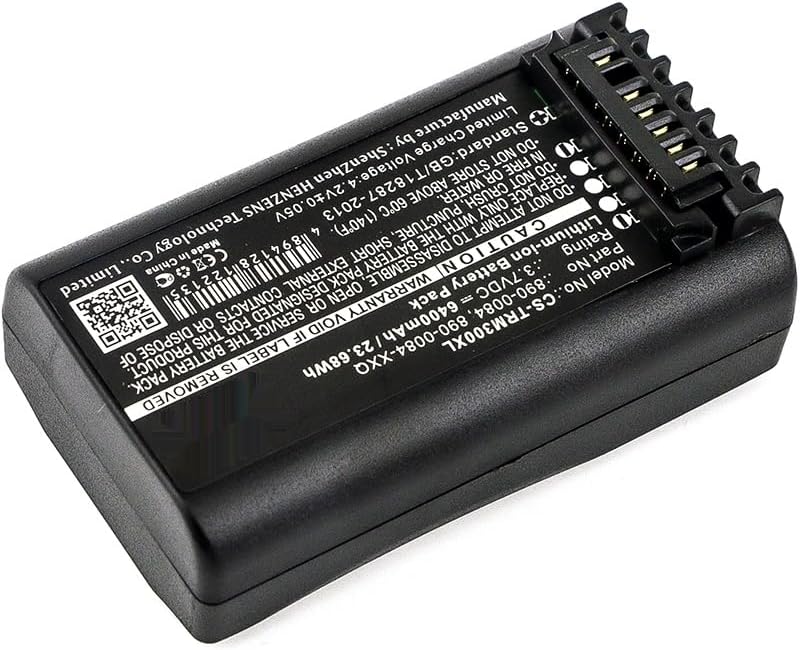 6400mAh Battery Replacement for Trimble Nomad 1050L Numeric Key Nomad 1050XE TS662 Nomad 900 EGL-FYP3HED-00 Nomad 1050L EGL-Z1006 990651-004277 890-0084 ACCAA-101 53708-PRN 53708-00 993251-MY (3.7V)
