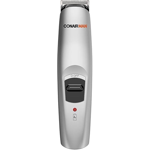 ConairMAN All-in-One Beard Trimmer for Men for Face, Nose and Ear Hair Trimmer, 12 piece Men's Grooming Kit, Cordless/Rechargeable