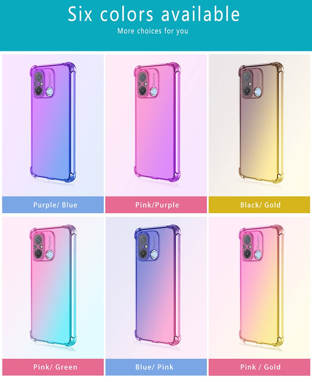 SEAHAI Trasparente Cover per Xiaomi Redmi Note 12 PRO 5G