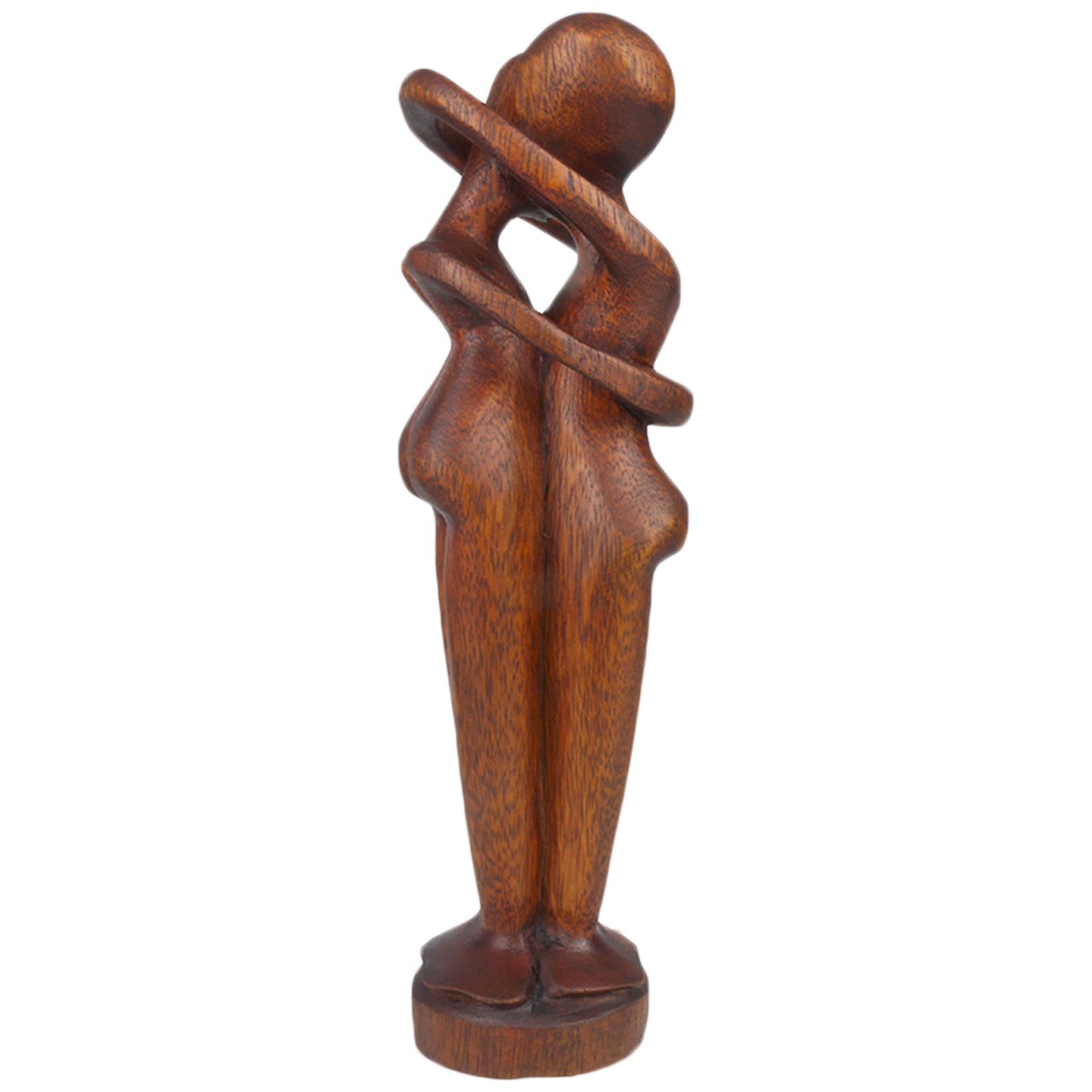 ART-CRAFT Liebespaar Harmonie Ring aus Suar Holz 30cm