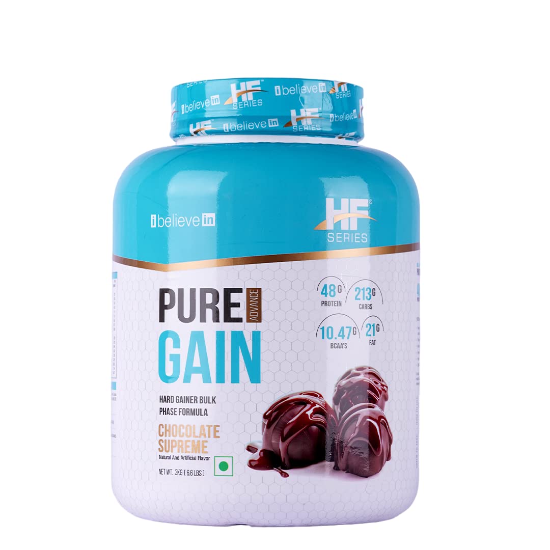 See full amazon price history chart for HF Series Pure Gain For Muscle Mass Gain(Chocolate Supreme,3kg Powder) HF Series Pure Gain For Muscle Mass Gain(Chocolate Supreme,3kg Powder) (B08GLL4B7D) Amazon Price History, Amazon Price Tracker