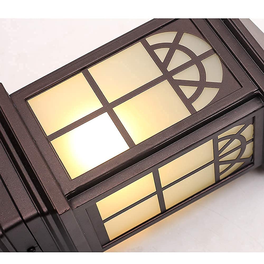ZHAOZHAO Modern Alluminio Post Pillar S Outdoor Piove a Pieve Punto a Pressione Pietra Pedestal Pedestal Exterior Lampade in Vetro