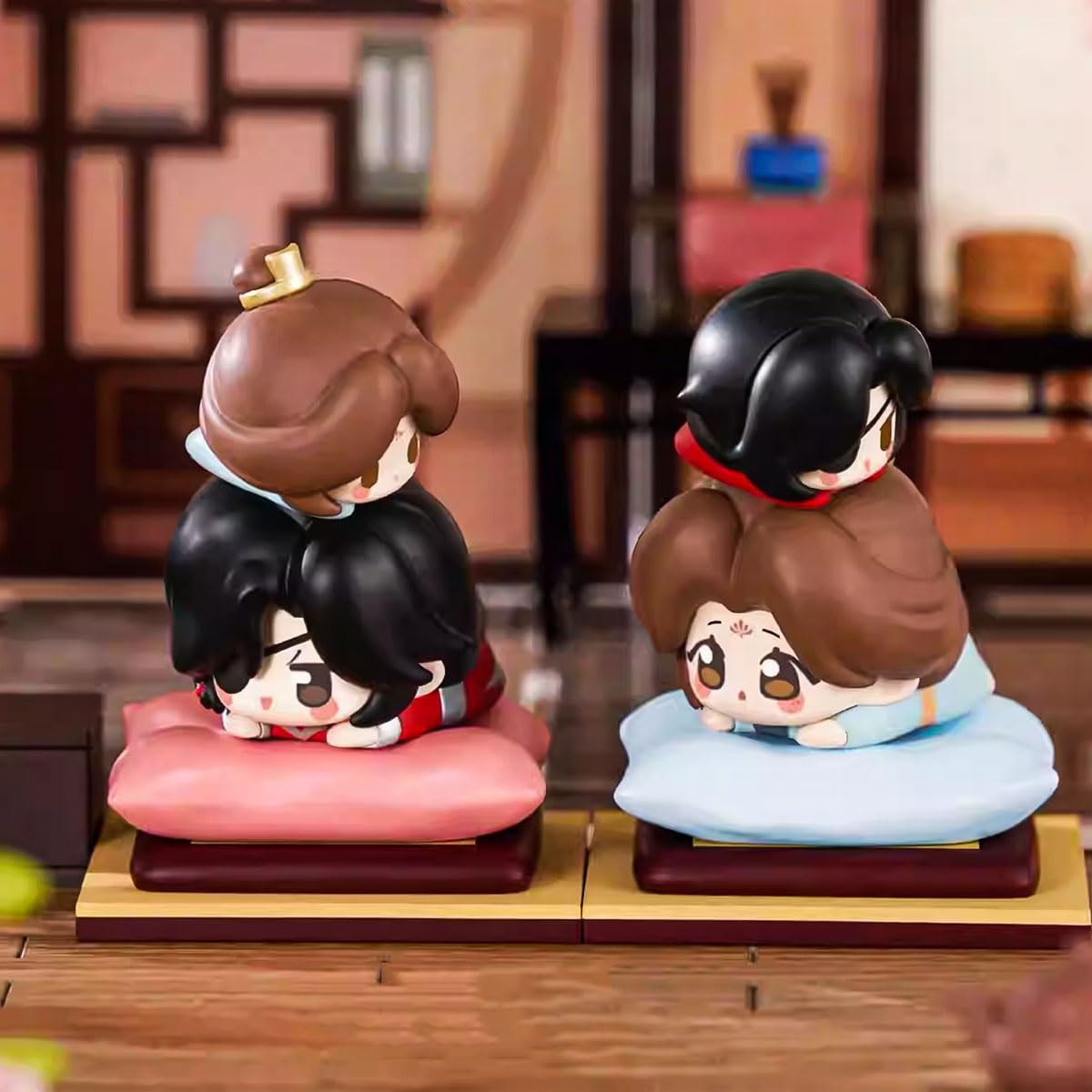 Heaven Official Blessing Blind Box“Mini Lying Down”Hua Cheng Xie Lian Chibi Figure Anime Gift (One Set)