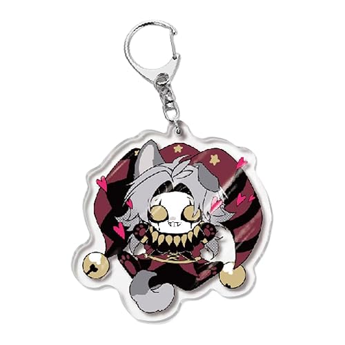 BDNXTV The Freak Circus Keychain Freak Circus Cartoon Character Key chain 2D Acrylic Keyring for Fans Party Supplies
