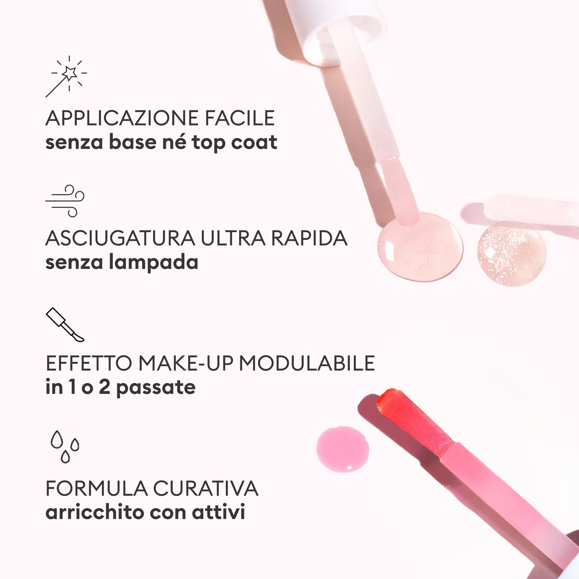 Set Regalo Unghie Manucurist Active Icons Trio - Smalti Active Glow Blueberry, Shine, Plump - Trattamento illuminante e cura - Smalto Rinforzante Unghie - Cofanetto Regalo Donna - Regali Donna