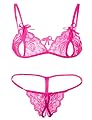 SoSh Love Sexy Women Lingerie Lace Babydoll V Neck Chemise Nightwear Babydoll Lingerie for Honeymoon Nightwear Beahwear