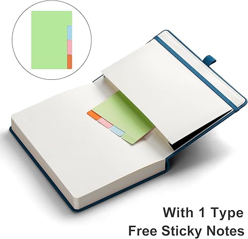 Miniatura 4 de HIUKOOKA Cuaderno con rayas universitarias, 320 páginas A5, diario grande de tapa dura, papel grueso, diario de cuero para escribir, oficina,