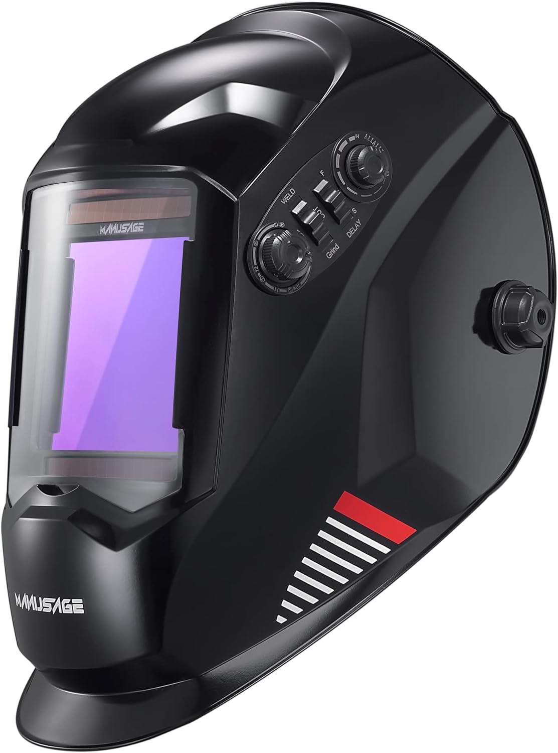 MANUSAGE Solar Power Welding Helmet