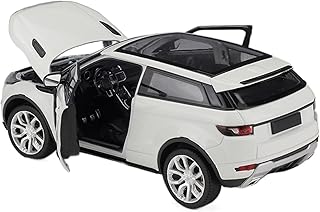 Car Diecast Model 1:24 for Land Rover for Range Rover for Evoque Alloy Car Model Diecast Metal Toy Vehicles Car Model Simulation Collection Kids Gift (Color : White)