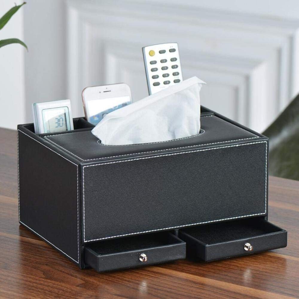 Boîtes de stockage à télécommande et cassette de papier GZZ pour table basse de salon