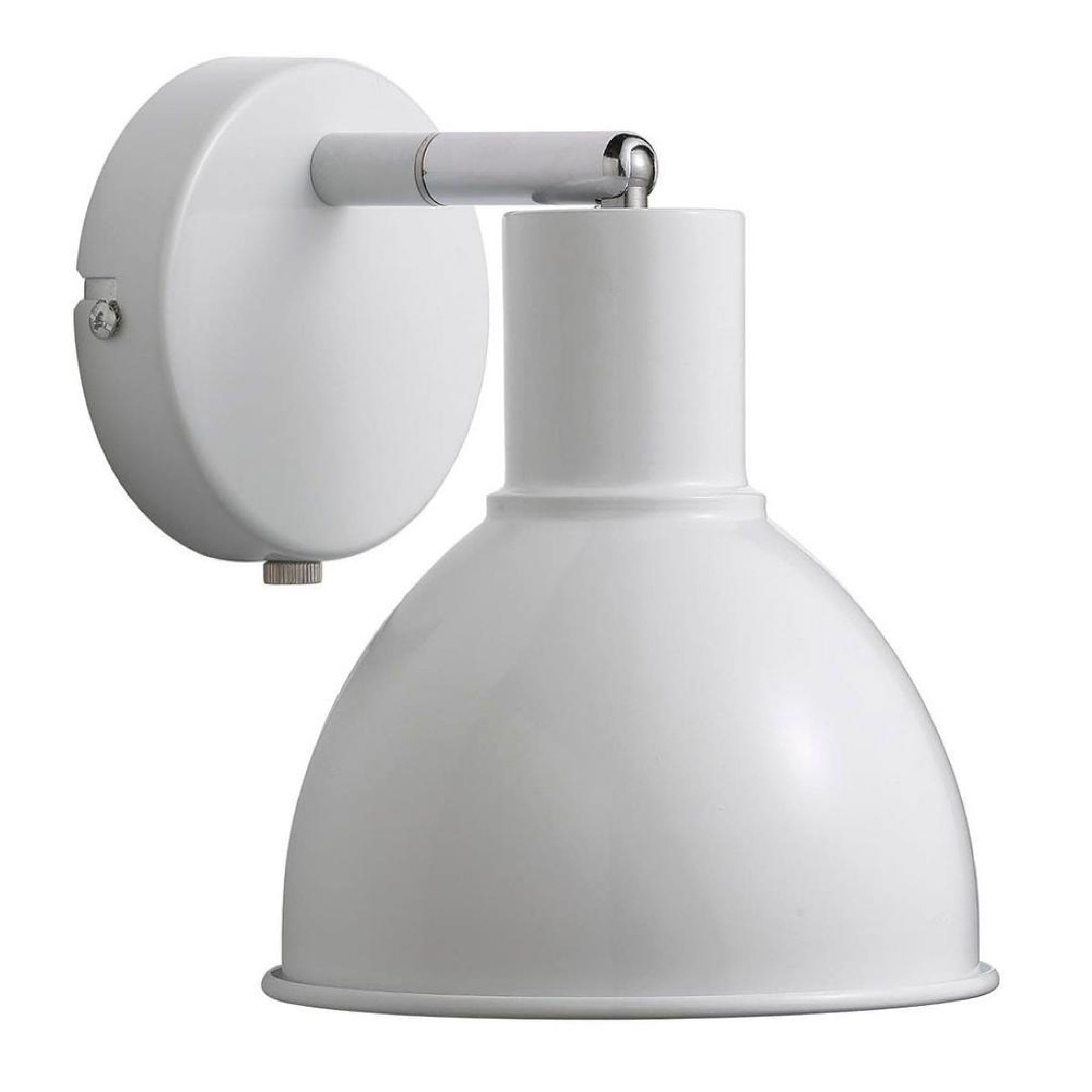 Wall Light White Pop Adjustable Lamp Requires Bulb Nordlux 45841001