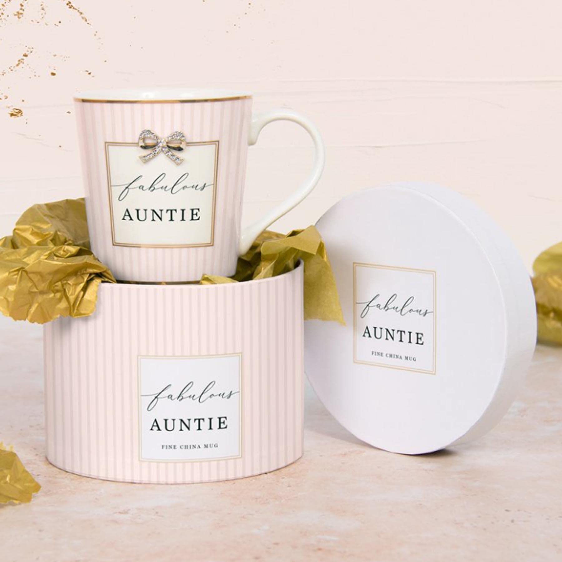 Lesser & Pavey British Designed Coffee Mug, Fabulous Auntie - Image 3