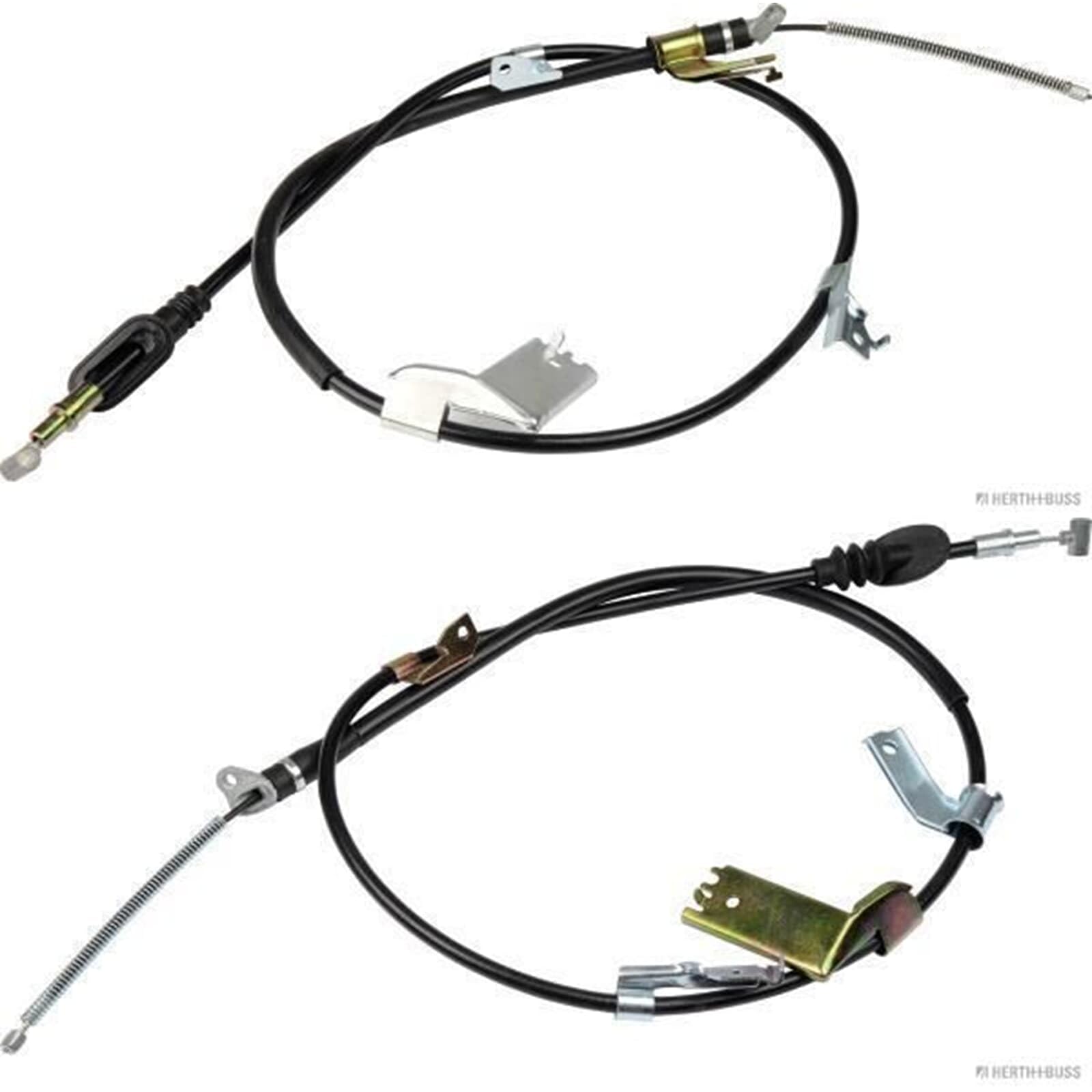 2X Herth+Buss Handbremsseil Seilzug Handbremse hinten links+rechts | 2X Herth+Buss Handbremsseil Seilzug Handbremse hinten links+rechts