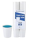 Brandon-super [100 Count - 4 oz] Small Paper Cups, Mouthwash Cups Bathroom Cups Mini Cups Small Disposable Cups