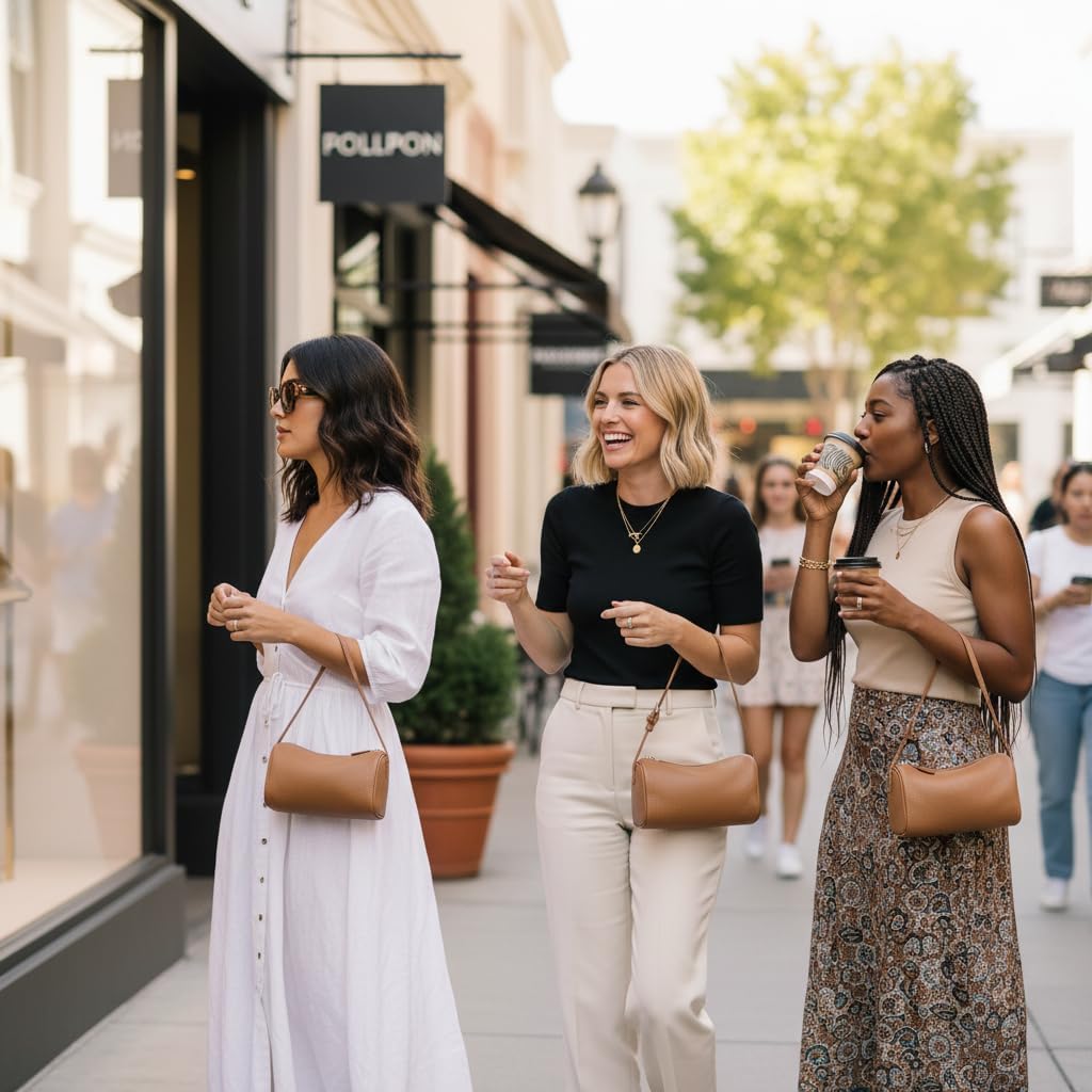 Genuine Leather Crossbody Bag for Women: Small Barrel Purse for Ladies - Designer Hobo Bags Shoulder Handbags