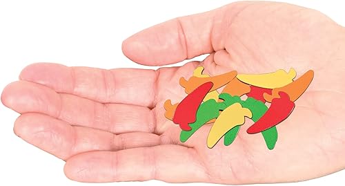 Miniatura 3 de Beistle , 4 paquetes de chile Fanci Fetti, 1 onza de confeti en paquete, total de 4 onzas de confeti