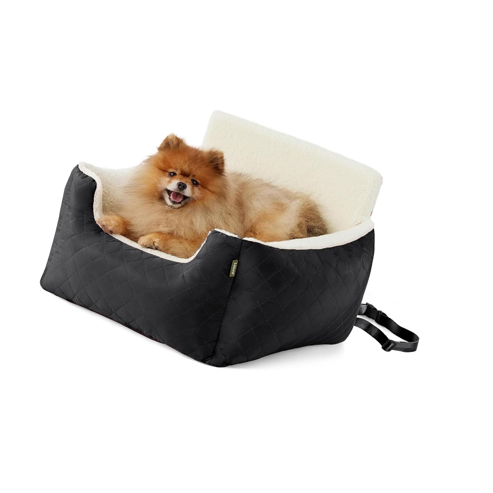 MICFENY Elevated Dog Boosters Providing Better Visibility and Security During Vehicle Rides Features Nonslip Base