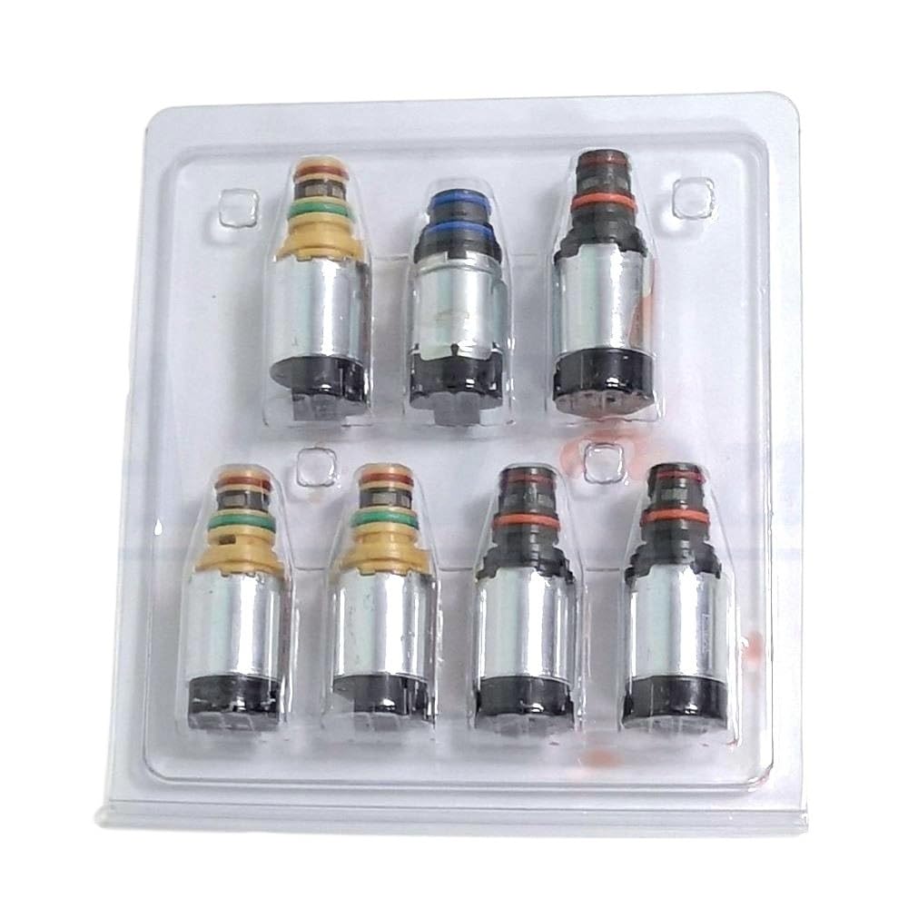Wxnlbb Multi 6T50,6T30,6T40,6T45 7Pcs Old Style Automatic Transmission Solenoid Valve Compatible With Buick Lacrosse Chevrolet Cruze Auto Parts