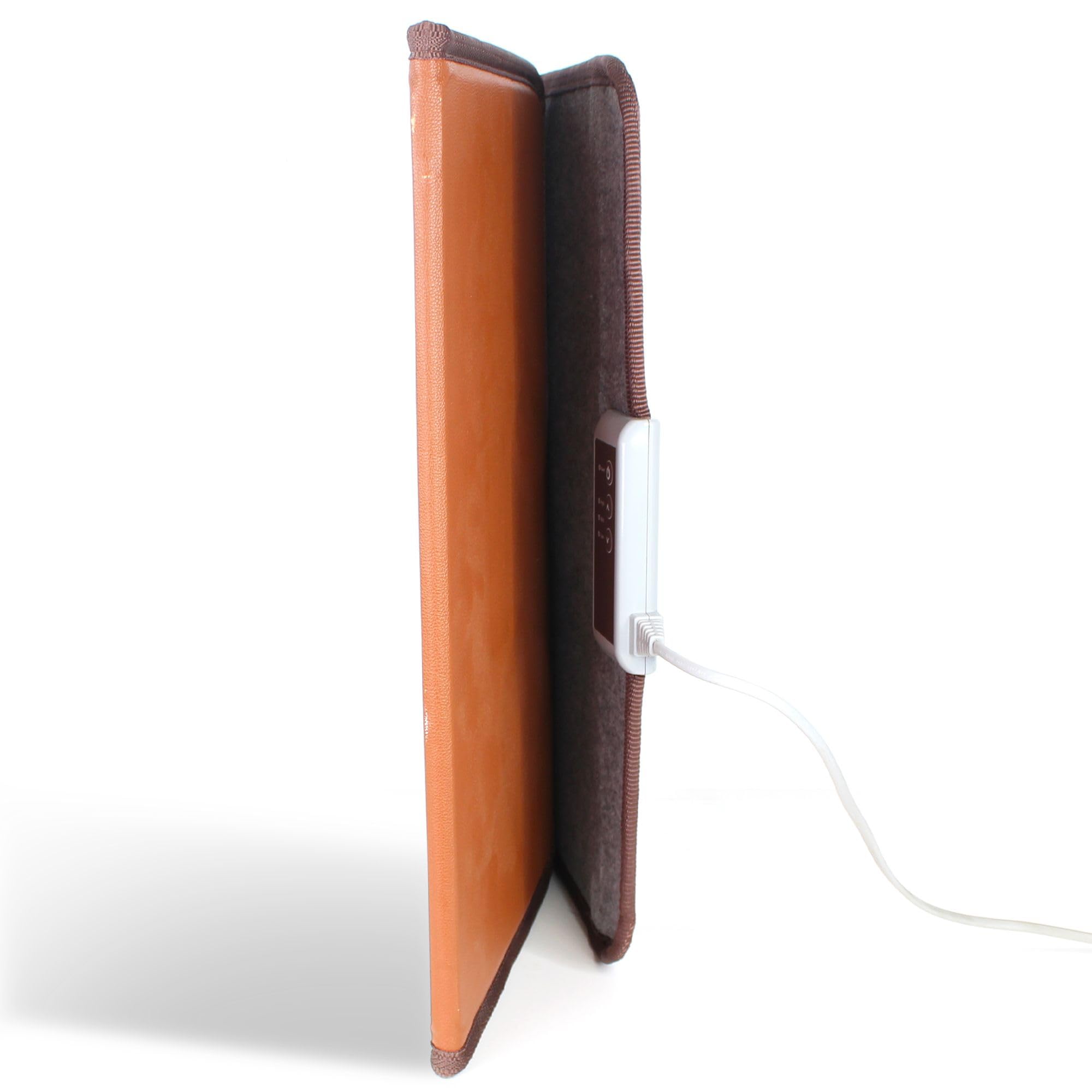 FISHTEC - Heizpanel, 3 Seiten, zusammenklappbar, drei Stufen, 45 55 65 °C, mit Fernbedienung, Timer – Fußheizung, Heizung, Dappoint, Büro, Wohnzimmer, Schlafzimmer