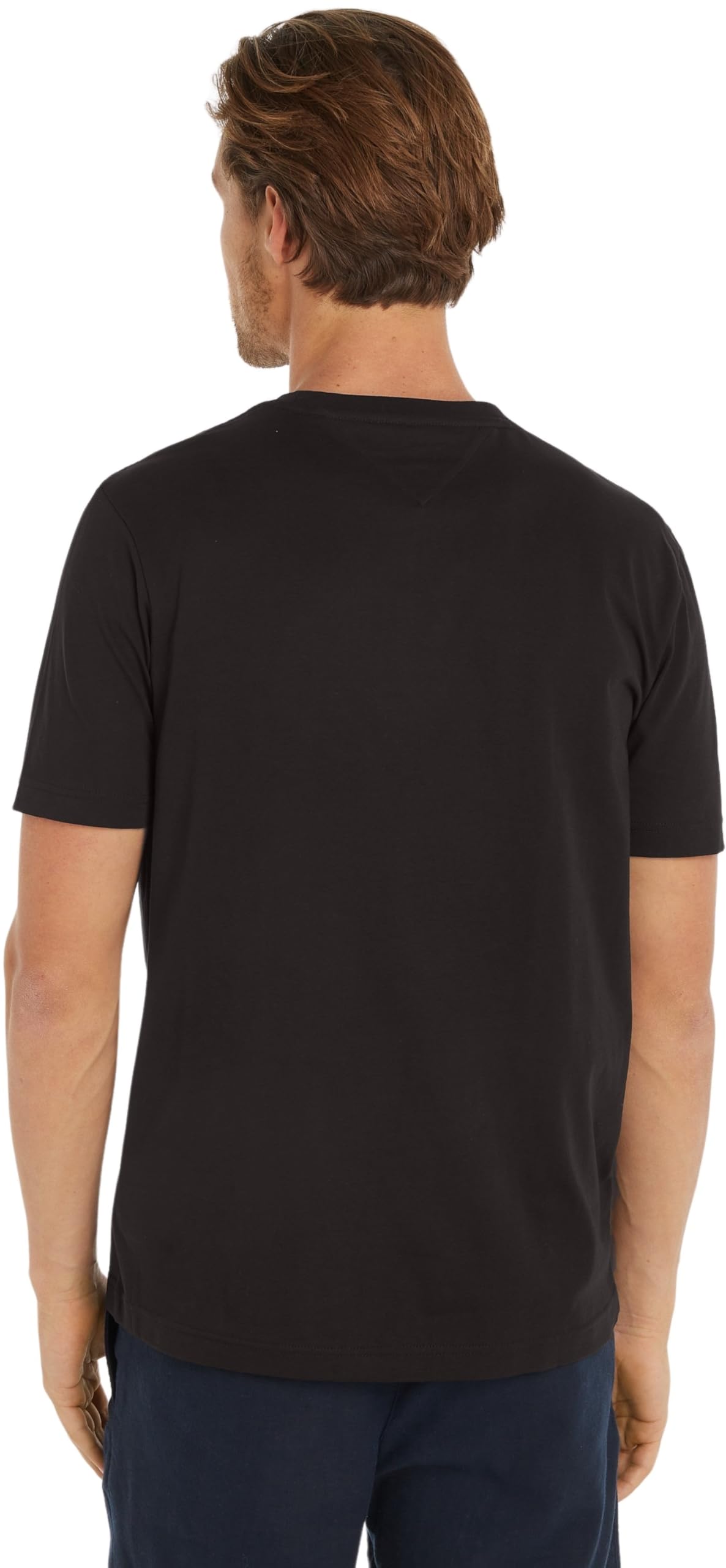 Tommy Hilfiger Camiseta de Manga Corta Hombre con Cuello Redondo