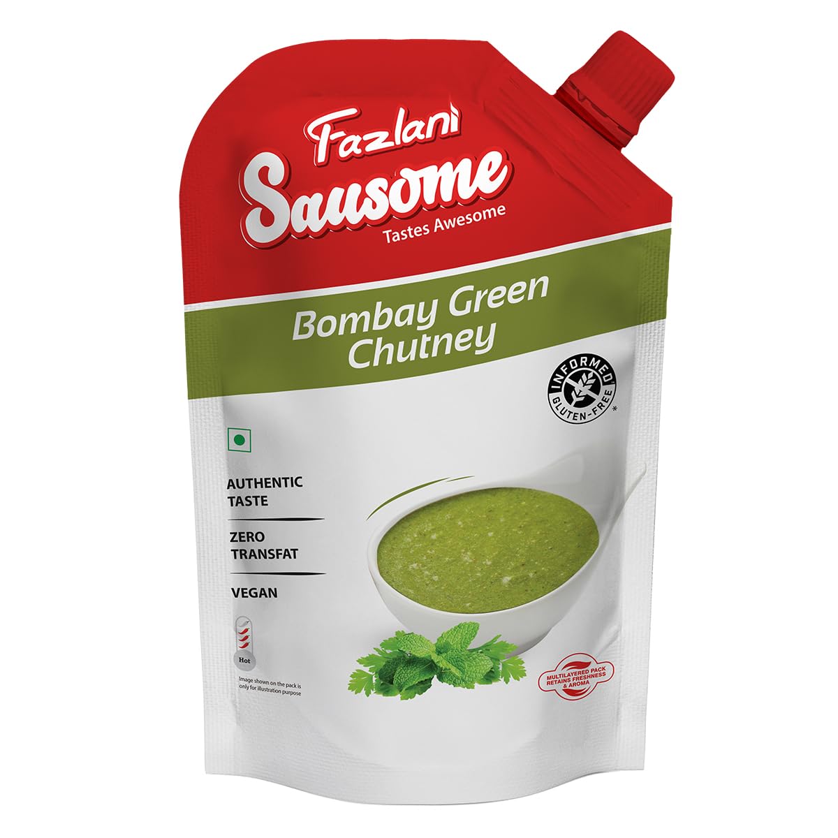 Fazlani Sausome Bombay Green Chutney – Tangy, Fresh & Perfectly Spiced | Ideal for Snacks, Sandwiches & Side Dishes | 300g | Pack of 1 (B0C6M87JDV) Amazon Price History, Amazon Price Tracker