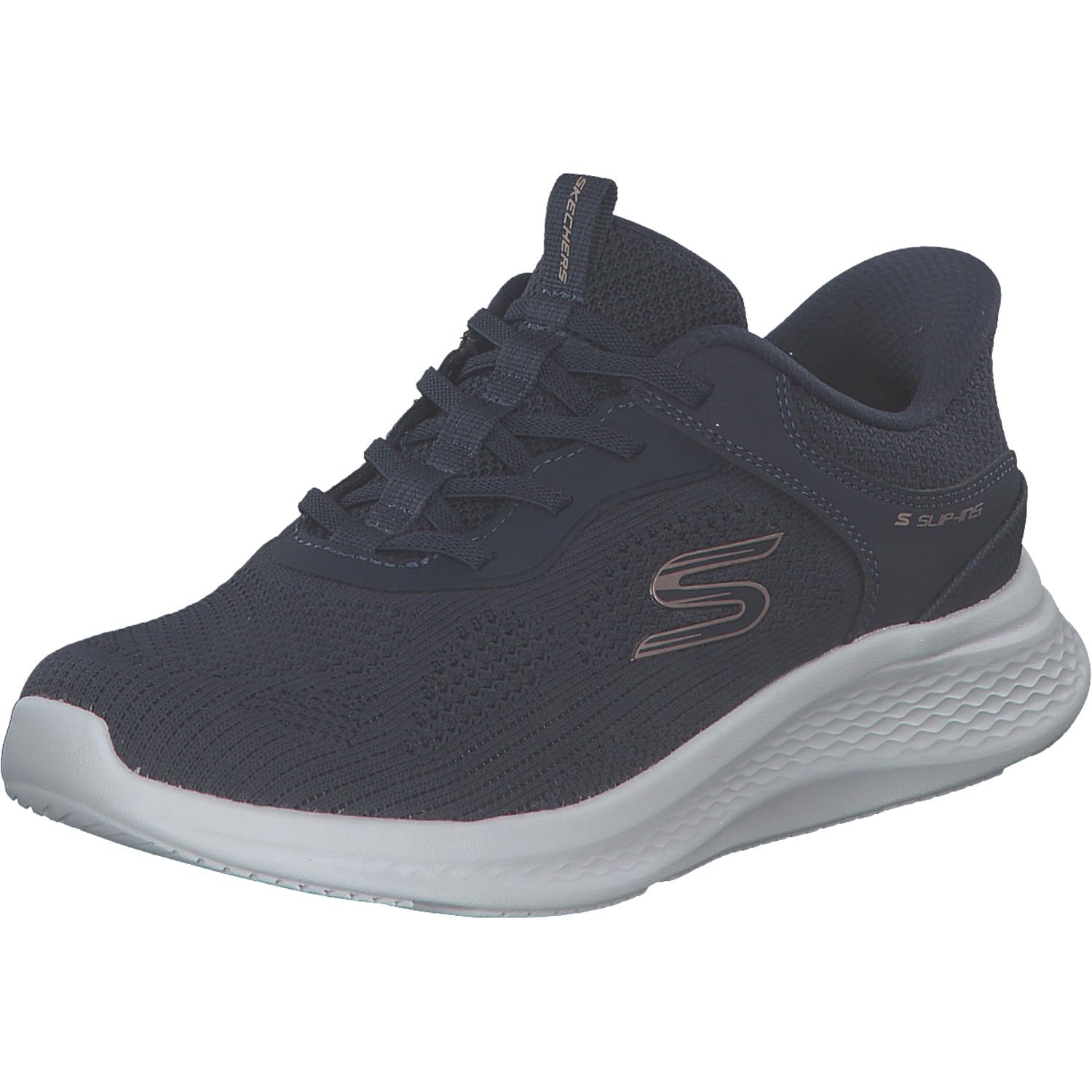 Women's Wide Fit Skechers 150623 Slip-ins Skech Lite Pro 2.0 Trainers, Navy / 5 / 2E