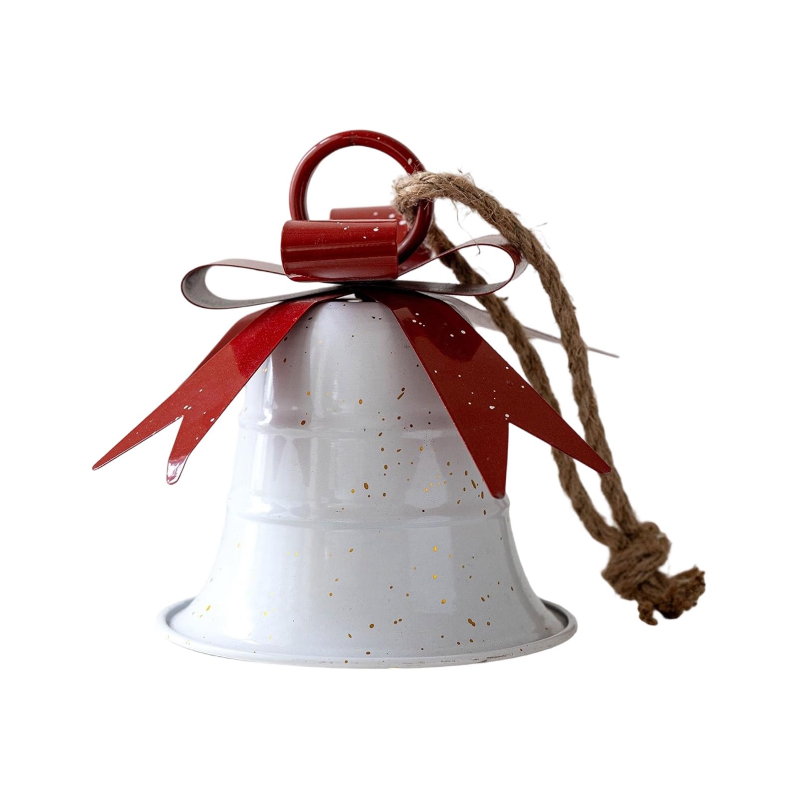 Christmas Tree Bells Ornament Iron Metal Hanging Decoration for Wreath Mantel Window Festival Tree Embellishment Christmas Ornament