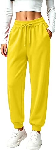 Women Corduroy Pants Athletic Casual Joggers with Pockets fo
