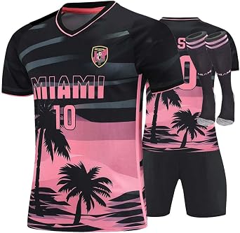 Boys Soccer Jerseys Kids Shirt Youth Training clothes with Socks Gift Kit Set