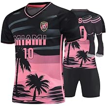 Boys Football Jersey Kids Shirt Youth Training Clothes with Socks Gift Set