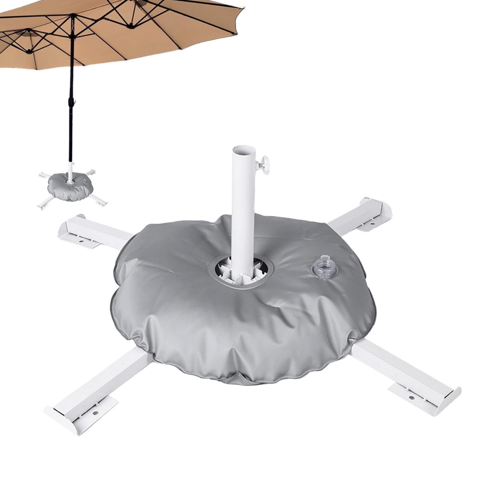 Support de base pour parasol, poids de base du parasol - Support de parasol robuste pour le marché - Pied pour parasol de terrasse, fournitures de camping, pied de parasol pour barbecue, bar