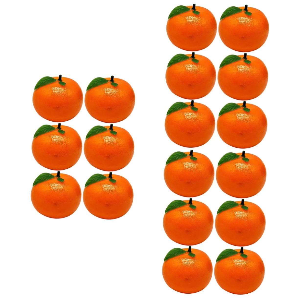 SOIMISS 3 Sätze Künstliche Orange Lebensecht Gefälscht Orangen Party Fotografie-Requisiten Künstliche Früchte Schaufensterdekoration Künstliche Frucht Falsches Obstdekor Schaum 6 Stück * 3